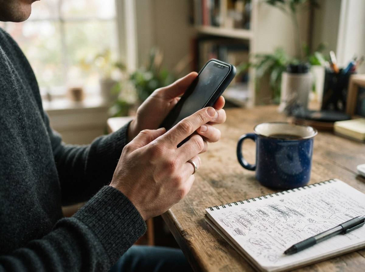 A borrower takes notes while on the phone discussing student loan repayment options.